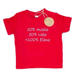 T-shirt bébé en coton biologique avec broderie